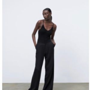 ZARA NWT Seamless Bodysuit. Sz M-L in Black